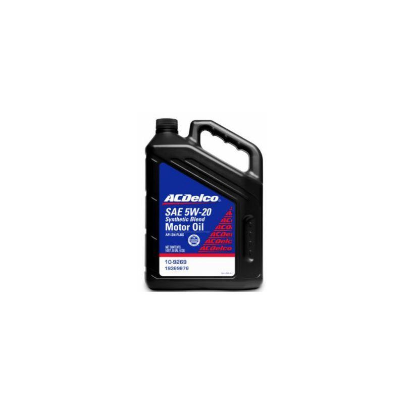 MOTOR OIL ACDELCO 5W20 5 QUART SYNTHETIC BLEND 5L