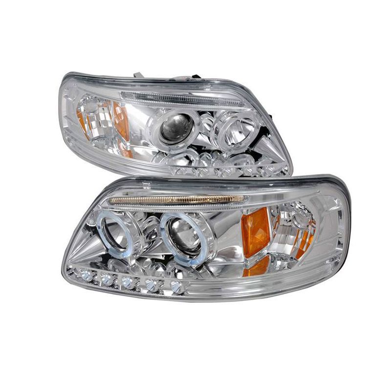 LED HALO PROJECTOR HEADLIGHTS PAIR