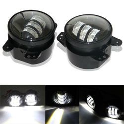 HALOGEN LED CZARNY CHRYSLER 300C DODGE CALIBER JEEP GRAND CHEROKEE COMMANDER DAKOTA DURANGO 05-10