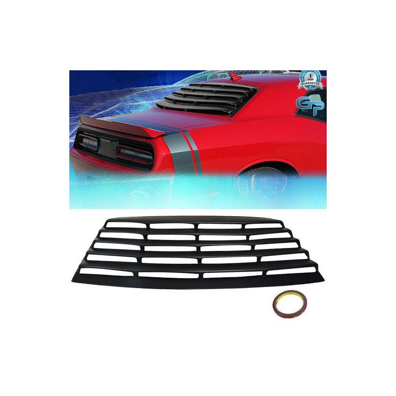 REAR WINDOW LOUVER COVER SUN SHADE VENT DODGE CHALLENGER 08-19