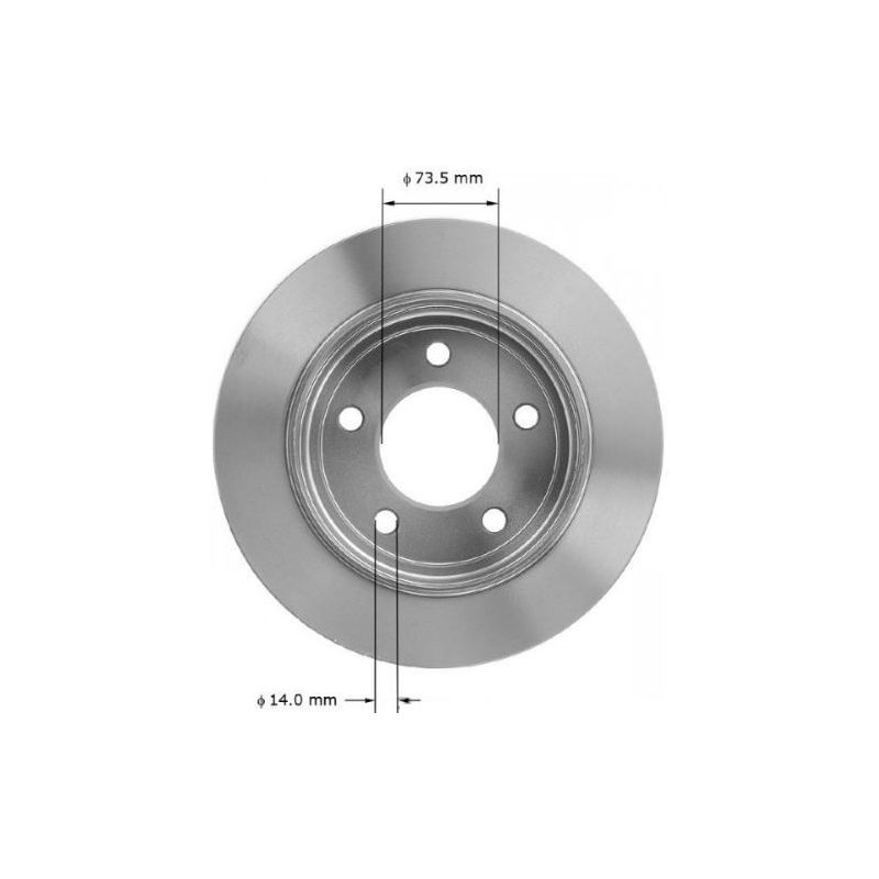 TARCZA HAMULCOWA TYŁ CHRYSLER 300 M CONCORDE INTREPID LHS NEW YORKER DODGE INTREPID 93-04