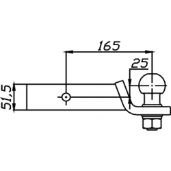 KULA HAKA Z PRZETYCZKĄ ADAPTER USA