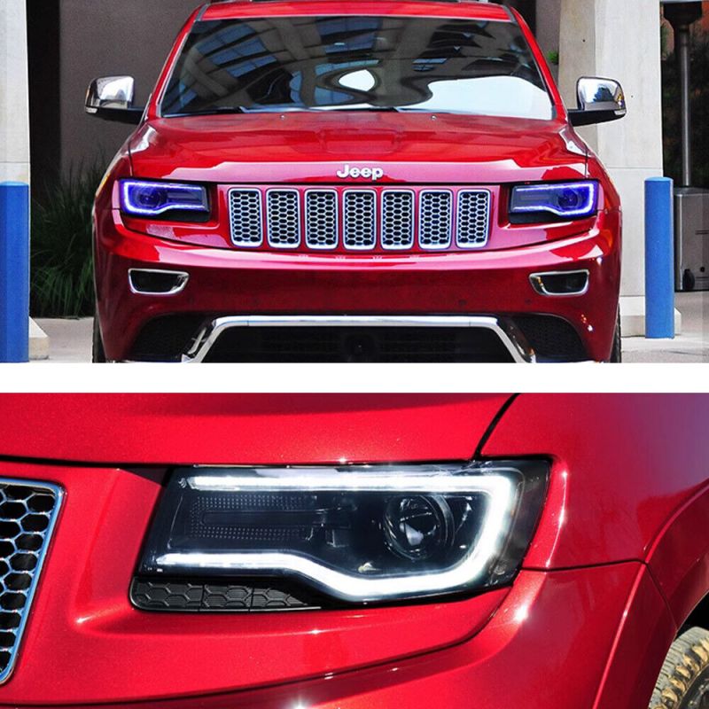 LAMPY REFLEKTORY PRZÓD LED JEEP GRAND CHEROKEE WK2 14-22